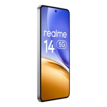Realme 14 5G 8GB+256GB / 12GB+256GB 5G LTE 全球版 解鎖智慧型手機 Android 15 OS 6.67 吋 OLED 120Hz 螢幕 6000mAh 電池 50MP 相機 7.97mm 厚度 不含充電器 - 機甲銀 - 查看 6