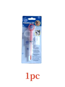 1/2/5pcs,Pet Medicine Feeder, Pet Medicine Tablet Syringe, Soft-Tip Dual-Purpose Feeder, Pill Shooter, Double-Needle Feeding Dispenser Tool Pet Medicine Feeder, Pet Medicine Tablet Syringe, Soft-Tip Dual-Purpose Feeder, Pill Shooter, Double-Needle Feeding Dispenser Tool(Two Colors Of The Green Drug Feeder (Dark Green And Light Green) Will Be Randomly Distributed)