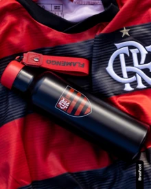 750ML ALUMINUM STEAM BOTTLE - FLAMENGO - màu đen - Xem 3