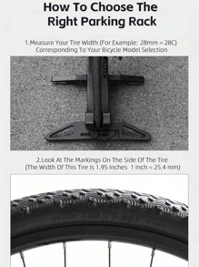 WEST BIKING WEST BIKING Adjustable Bicycle Parking Rack, Indoor Detachable Bicycle Stand, Road Bike/Mountain Bike Cycling Rack Bicycle Accessory