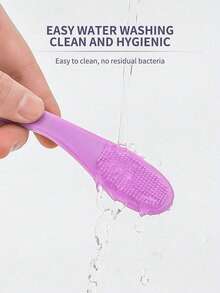 Cepillo de silicona para la nariz, limpiador de poros facial, cepillo portátil de masaje para puntos negros, herramienta de limpieza facial, cepillo facial, bolsa, organizador, almacenamiento