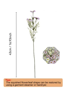 1 قطعة من زهور الكوزموس الصناعية للمس الحقيقي - ديكور منزلي فاخر وبوهيمي بطول 17 بوصة ، زنابق اصطناعية لتنسيق طاولة القهوة ، ديكور منزلي مثالي ، ترتيب زهري لا يتلاشى ، هدية ديكورية مميزة