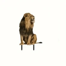 (2D Flat) 1pc 30cm/11.81in Realistic Animal Style Garden Decor Stakes, Lion - Garden Lawn Stake Decor, Garden, Yard, Farm, Outdoor Decor, Housewarming Gift, Home Decor, Bonsai Decor