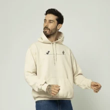Women's And Men's Basic  Sweatshirt With Dinosaur Print Immediate Shipping - Màu Khaki - Xem 3