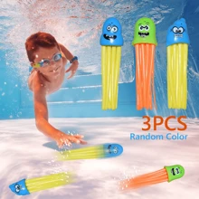 3/4/6pcs, Swimming Pool Diving Toy Set, Diving Jellyfish, Diving Torpedoes, Underwater Swimming Pool Training Toys, Diving Game Training, Random Color Swimming Pool & Water Play Equipment, Squid Shaped Diving Equipment,Adult Party Games