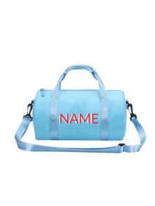 This Personalized Dance Bag Can Be Printed With Your Name, Making It An Ideal Choice For Dance, Sports, Latin Dance, And Various Occasions. Its Large Capacity Allows It To Be Used As Both A Shoulder Bag And A Travel Bag, Making It Practical And Convenient For Daily Use. It Also Makes An Ideal Gift For Friends And Family. - Blue - View 21