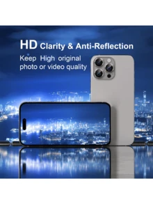 Yezodawee 6 Pack Lens Protective Film Independent Metal Ring 9H Hardness Anti-Scratch Protective Film Fashion Suitable For Mobile Phone Case (Gray), Ultra Clear Tempered Glass Camera Lens Protector, 9H Tempered Glass Metal Individual Ring Cover Compatible With Iphone 16e 14 15 16 16plus Pro/Pro Max 11 12 13 Gift For Birthday, Family, Friends Alloy Metal With Tempered Glass Full Cover, Lens Protector, Phone Accessories - 6pcs - View 6