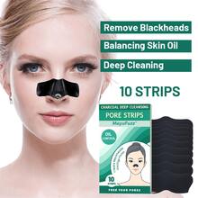 Skin Care | Deep Cleansing Blackhead Remover Nose Strips – Charcoal Pore Strips For Oily Skin, Instantly Remove Blackheads & Unclog Pores, Nose Care For Men & Women - Green - View 3