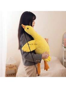 1pc Colorful Large Goose Plush Doll Doll Stuffed Animal Pillow, Bedroom Decoration,Birthday/Christmas/ - Multicolor - View 8