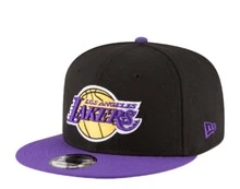 New Era 9Fifty NBA 洛杉矶湖人队双色棒球帽 均码 - 黑色/紫色 - 查看 1