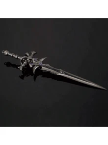 1pc Lich King's Frostmourne Full Metal Craft Model. Exquisite Decor, Collectible Merchandise, Lich King Replica, 2025 Must-Have For Fans! Perfect Gift For Birthday, Christmas, Halloween - Multicolor - View 6