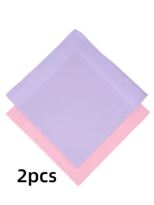 15.7 X 15.7 Inch Women's Handkerchief, Fashion Solid Color, Elegant Large Size, Absorbent & Breathable, Vintage Style, Machine Washable, Soft & Comfortable, Ideal Gift For Birthday, Mother's Day, Christmas And Other Occasions - Style a - View 11