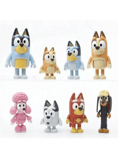 1 طقم عروسة عمل للعائلة الكرتونية الزرقاء ذو طراز الانمي "بنكو" ، هدية عيد ميلاد مثالية للمراهقين ، هدية حفلة ، هدية كرنفال (نوع عشوائي)