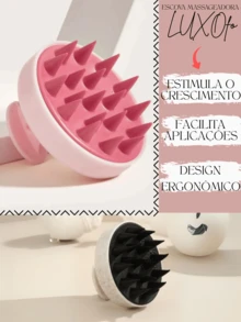 Luxury Scalp Massage Brush. Soft Silicone Hair Massager To Clean And Combat Dandruff