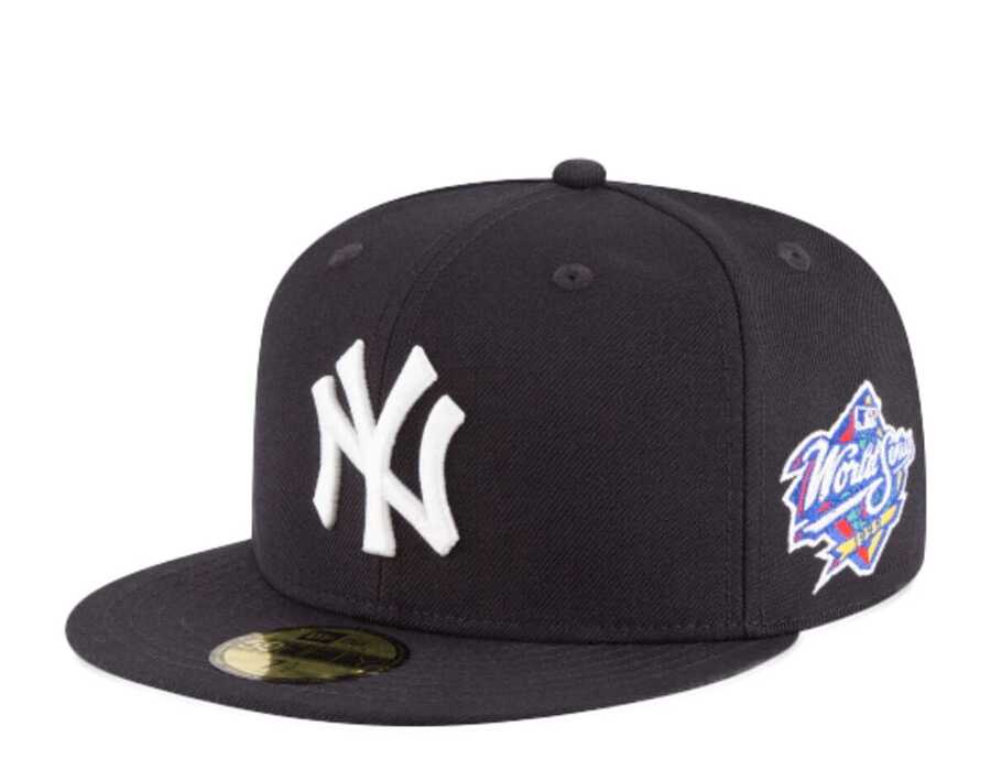New Era 59Fifty MLB 纽约洋基队 1998 年世界大赛合身帽 - 黑白 - 查看 1