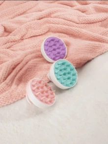 Luxury Scalp Massage Brush. Soft Silicone Hair Massager To Clean And Combat Dandruff