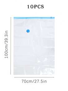 1/11 Stücke Reise-Vakuumaufbewahrungsbeutel, klare Kompressionsbeutel, PVC-Material Vakuumbeutel, Sommerbekleidung Aufbewahrungsbeutel, wasserdichte Organisationsbeutel, mottensicher, schimmelresistent, für Decken, Reisezubehör, Schuhe, Kleidung, Haushaltsnutzung, Bettwäsche, Vakuumbeutel für Kleidung, platzsparende Heimorganisation, Reiseaufbewahrungstaschen für Kleiderschrank, Schlafzimmer, Badezimmer, Sommerreise-Essentielle