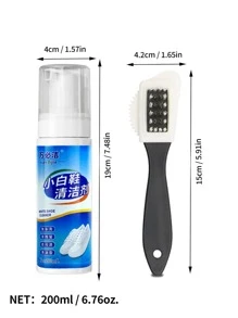 Suede Shoe Cleaning Kit (6.76 Oz.) Foam Cleaner - With Brush - Fabric Cleaner For Dexon Shoes, Suede Shoes, Frosted Sneakers