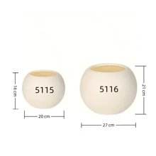 1pc Large Spherical Plastic Planter Pot, Contemporary Round Plastic Flower Pot, Lightweight Floor-Standing Indoor/Outdoor Decorative Pot For Realistic Artificial Trees, Modern Home & Garden Decor, Ideal For Home Decor, Room Decor, Bedroom Decor, Wedding Decor, Garden Decor And Birthday Decorations