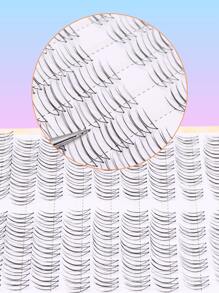 Set de 100 pestañas postizas tipo ídolo coreano, de aspecto natural con alta voluminosidad, segmentos diarios de 8-11 mm, look "sin maquillaje" lindo, banda súper delgada e invisible, adecuado para principiantes
