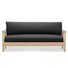 Solid Futon Cover Slipcover Fit 6"- 8" Futon Mattresses Grey, Full Size 54x75 Inch - Black - View 1