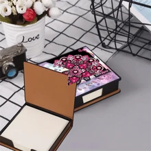 1 Peça DIY Pintura de Diamante Design Mandala, 5 Obras de arte assimétricas com pedrarias embutidas, Bloco de Anotações em Couro Preto com 160 Folhas, Ideal para Casa, Escritório e Suprimentos Escolares, Artesanato, Papelaria Fofa, Presente de Feriado