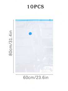 1/11 Stücke Reise-Vakuumaufbewahrungsbeutel, klare Kompressionsbeutel, PVC-Material Vakuumbeutel, Sommerbekleidung Aufbewahrungsbeutel, wasserdichte Organisationsbeutel, mottensicher, schimmelresistent, für Decken, Reisezubehör, Schuhe, Kleidung, Haushaltsnutzung, Bettwäsche, Vakuumbeutel für Kleidung, platzsparende Heimorganisation, Reiseaufbewahrungstaschen für Kleiderschrank, Schlafzimmer, Badezimmer, Sommerreise-Essentielle