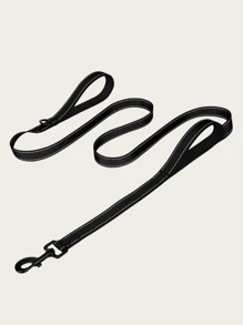 Dog Leash, Suitable For Large Dogs, Dual Hand Grip For Traffic Control, Double-Sided Reflective Dog Lead Suitable For Large & Medium Dogs At Night, 4ft, 5ft, 6ft, Black