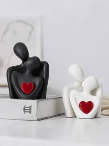 Statuette << Amour du baiser », décoration en résine pour couple enlacé, cadeau romantique, sculpture significative pour chambre, maison, bureau, étagère, décoration de bureau