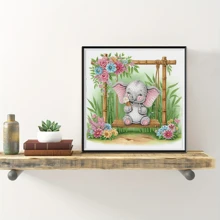 1 Peça Kit de Pintura de Diamante 5D - Inclui cristais moldados, tela sem moldura, decoração para casa e escritório, hobby de artesanato relaxante, 29,97x29,97cm