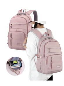 Mochila versátil de gran capacidad y multifuncional, con diseño minimalista y elegante, cómoda, adecuada para diversas ocasiones como regalos de vuelta al colegio o graduación - 265 - Ver 2