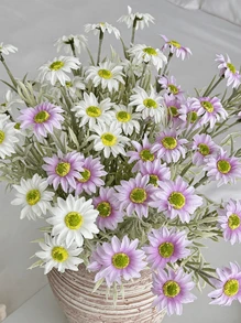 1 قطعة من زهور الكوزموس الصناعية للمس الحقيقي - ديكور منزلي فاخر وبوهيمي بطول 17 بوصة ، زنابق اصطناعية لتنسيق طاولة القهوة ، ديكور منزلي مثالي ، ترتيب زهري لا يتلاشى ، هدية ديكورية مميزة