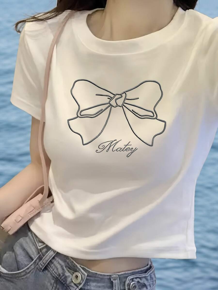 Women T-Shirts - 白色 - 查看 1