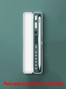 Custodia protettiva adattatore porta penne per Apple Pencil 1a e 2a generazione, elegante, durevole, compatta e portatile, adatta per penne per tablet iPad (penna e accessori non inclusi)
