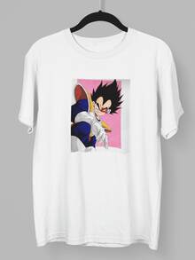 Camiseta Unisex Drago Ball Anime - Blanco - Ver 1