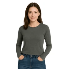 Kit 4 Women's Thermal Plush Cold Winter Blouses S To XL - 彩色 - 查看 5