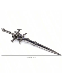 1pc Lich King's Frostmourne Full Metal Craft Model. Exquisite Decor, Collectible Merchandise, Lich King Replica, 2025 Must-Have For Fans! Perfect Gift For Birthday, Christmas, Halloween - Multicolor - View 7