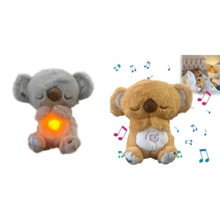 Breathing Sound & Light Plush Toys - Breathing Otter, Koala, Elephant, Suitable As Gifts For Easter, Mother's Day, Christmas And Other Holidays,Elephants,Bear Plush,Frozen Toys - 1 Set - View 4