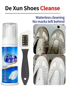 Suede Shoe Cleaning Kit (6.76 Oz.) Foam Cleaner - With Brush - Fabric Cleaner For Dexon Shoes, Suede Shoes, Frosted Sneakers