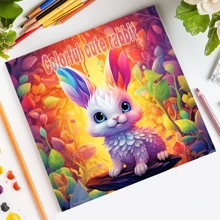 Libro da colorare per animali avanzato di 25 pagine spesse, pieno di scene immaginative con illustrazioni elaborate, taccuino da schizzo a pagina singola adatto per adulti e adolescenti, ideale per il relax, la creatività e come regalo per Ognissanti, Ringraziamento, Natale e altre feste, ritorno a scuola, forniture scolastiche
