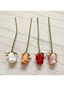 Ramo de 12 rosas de imitación, ramo de imitación realista, decoración de boda ramo de novia, arreglo floral para decoración de sala de estar y mesa, rosas falsas, decoración de centro de mesa familiar, decoración de mesa, hermosa decoración de habitación