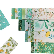 40 piezas de tiras de rollo de gelatina con estampado floral verde, tiras de rollo de gelatina de poliéster suave de color verde para hacer regalos de Navidad, celebraciones festivas, costura de patchwork DIY, muñecas, artículos decorativos, bolsas y decoración del hogar