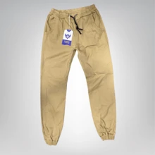 Pantalón Jogger Para Hombre Color Beige - Beis - Ver 1