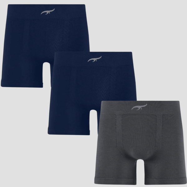 Kit 3 Cueca Boxer Masculino Zee Rucci Modal Original Adulto Masculina