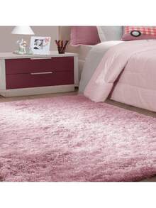 Shaggy Rug 2.00 X 1.50 Living Room Bedroom Office - 乾枯玫瑰色 - 查看 1