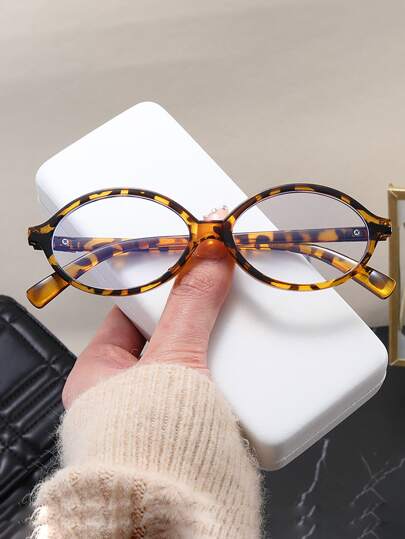 1 pieza Gafas versátiles para hombre con elementos metálicos, de estilo de moda para fotografía callejera, compras, senderismo/deportes al aire libre, conducción y ciclismo