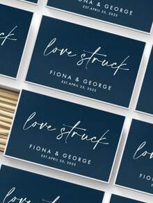 Nhãn hộp diêm tùy chỉnh, nhãn dán cá nhân hóa phù hợp cho tiệc cưới và quà tặng sự kiện; Trang trí đám cưới tùy chỉnh, được thiết kế cho cô dâu, chú rể và người tổ chức sự kiện; Tùy chọn đặt hàng số lượng lớn cho tiệc sinh nhật, quà tặng doanh nghiệp và quà lưu niệm kỷ niệm - Nhãn hộp diêm in chất lượng cao để tạo ra những món quà khách mời khó quên và điểm nhấn trang trí, cho các bữa tiệc ngày lễ mùa xuân & hè, đám cưới và tặng quà, Tình yêu vĩnh cửu - Nhiều màu - Xem 4