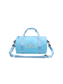 This Personalized Dance Bag Can Be Printed With Your Name, Making It An Ideal Choice For Dance, Sports, Latin Dance, And Various Occasions. Its Large Capacity Allows It To Be Used As Both A Shoulder Bag And A Travel Bag, Making It Practical And Convenient For Daily Use. It Also Makes An Ideal Gift For Friends And Family. - Blue - View 15