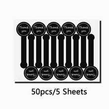 500pcs/200pcs/100pcs/50pcs-Handmade Lollipop Baking Stickers,Black Thank You Long Sealing Stickers Pudding Bottle Stickers,Thank You Long Label Seal Stickers For Cake Boxes/Jars/Coffee Cups/Bottles,Self-Adhesive Bread Stickers,Tamper Evident Seal Labels For Gift Packaging,For Bakery, Handmade Products, Birthday Party Prizes, Box Sealing Stickers, Gift Boxes, Decorative Bag Packaging Labels - Black - View 10