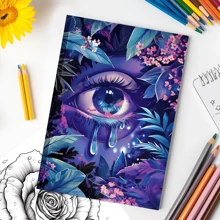 Libro da colorare Premium Mandala di 25 pagine con ricche illustrazioni, taccuino da disegno con illustrazioni a pagina singola, adatto per adulti e adolescenti, ideale per il relax e la creatività, regalo ideale per Ognissanti, Ringraziamento, Natale e altre feste, Ritorno a scuola, Forniture scolastiche